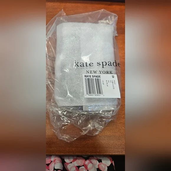 Kate Spade Ava Colorblock Pebbled Leather Zip Bifold Wallet Green Jungle Vine - Picture 5 of 6